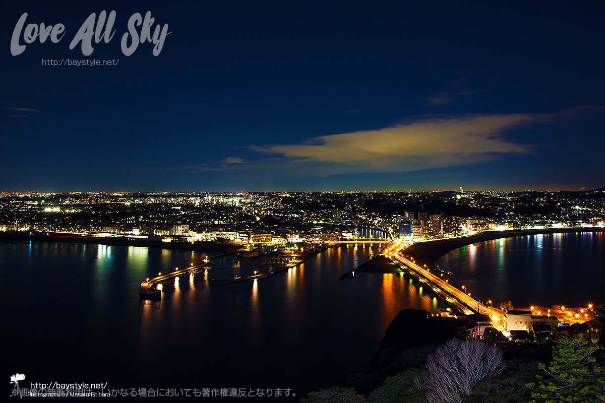 江の島展望台からの夜景