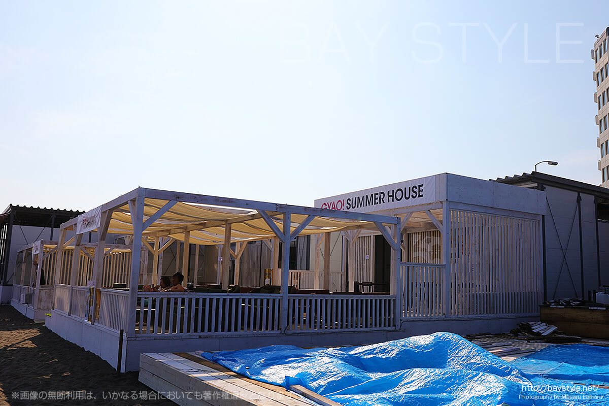 GYAO SUMMER HOUSE、片瀬東浜海水浴場の海の家