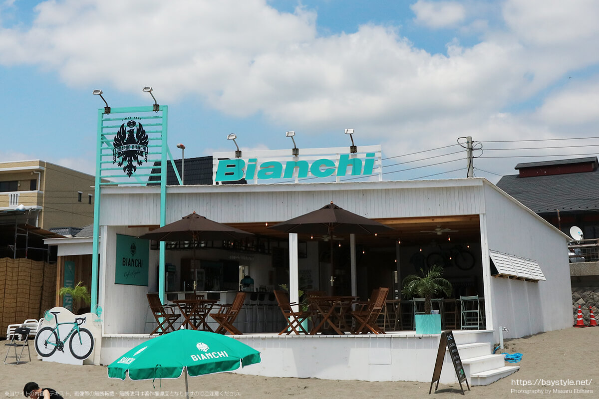 Bianchi（ビアンキ）、逗子海水浴場の海の家