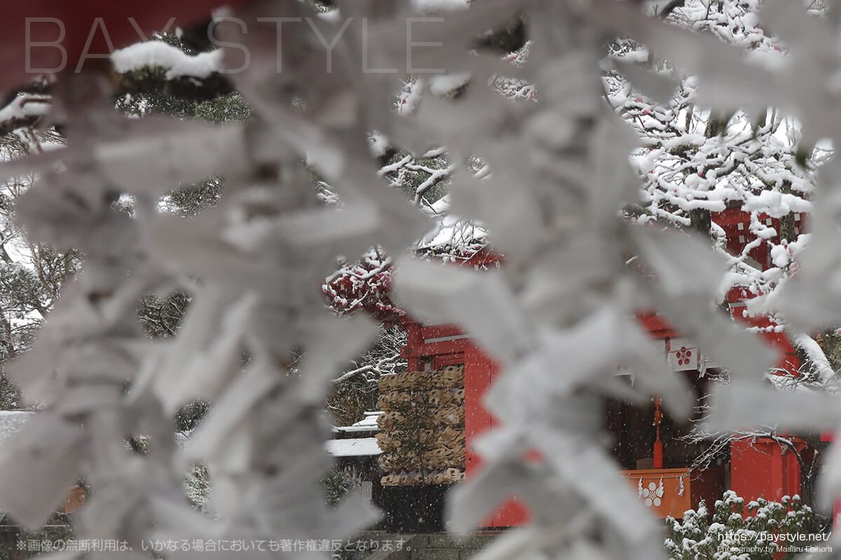 雪の日の荏柄天神社
