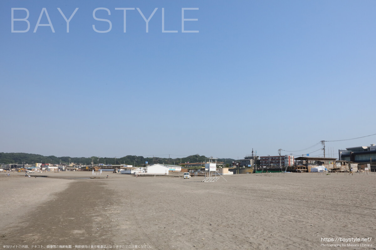 鎌倉由比ヶ浜海水浴場海の家（2022年7月1日撮影）